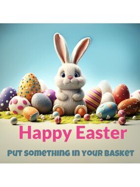 Happy Easter! You deserve to put something in your basket! Give yourself a gift!